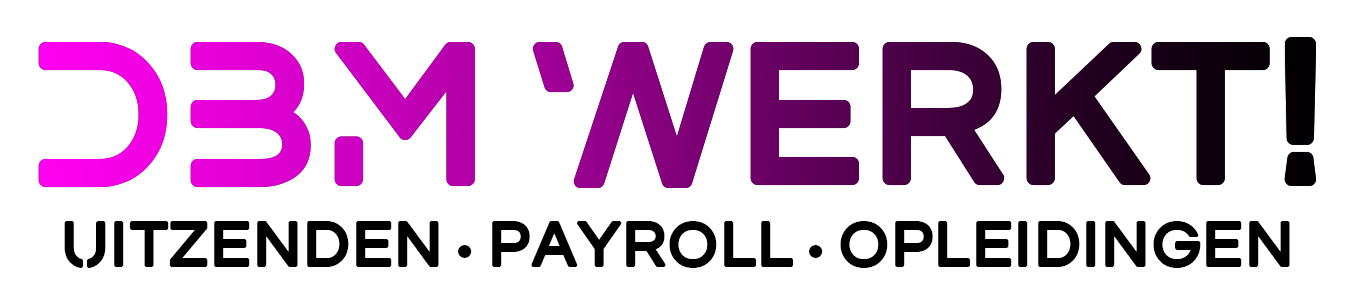 het logo van DBM Werkt! met de slogan eronder